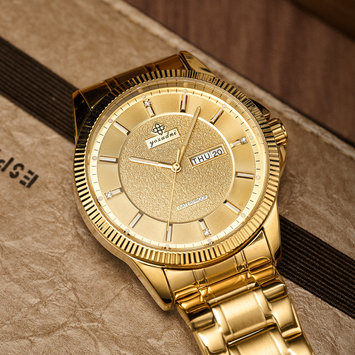 Golden Age-Classic 18K Gold Luxury Watch