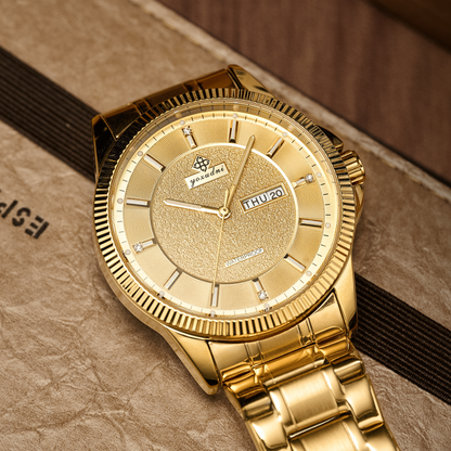Golden Age-Classic 18K Gold Luxury Watch